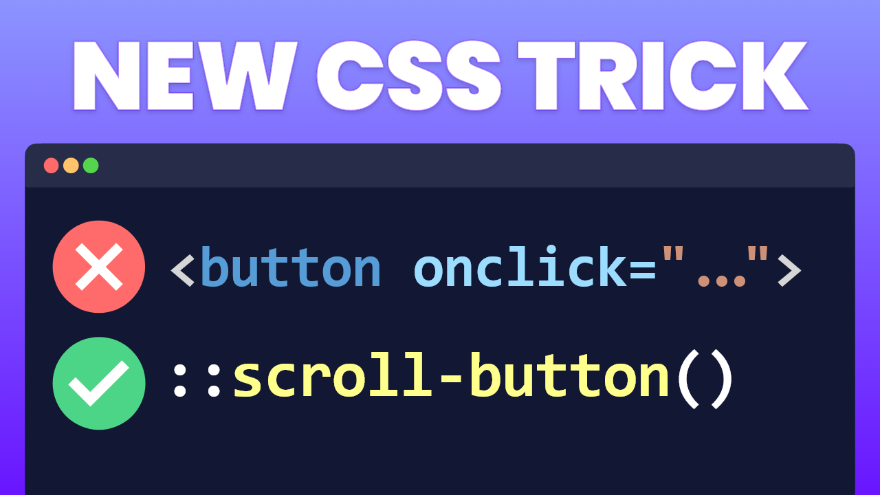 CSS Only Carousels with ::scroll-button()